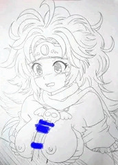 ちょっとエッチに発育した勇者ドクロリーヌちゃん。