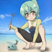 潮干狩りアイビーちゃん