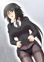 一夏「千冬姉にパンツ見せてって全力で土下座して頼んでみた」 【GIF】
