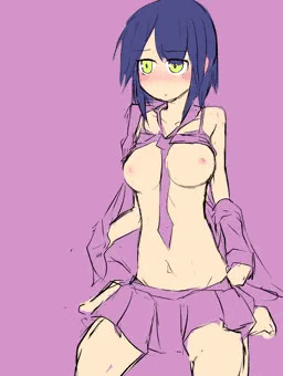 半脱ぎ