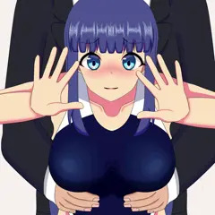 「淫乱触診after 志乃編」　競泳水着で立ちバック