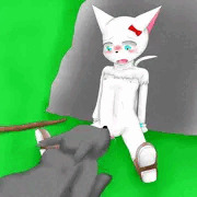 敗北した猫ちゃん