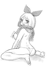 今日の安中さん52日目は水着マフラー中さん