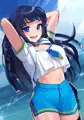 海辺にて