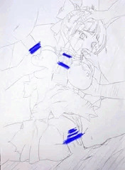 妖怪達に返り討ちにされる猫娘。