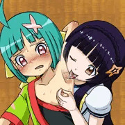 お市ちゃんと阿国ちゃんの腋