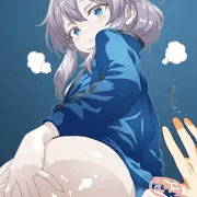 これはドゥーちゃん🍑にのられる