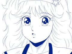 魔法の妖精ペルシャ　マジカル線画　タイムラプス