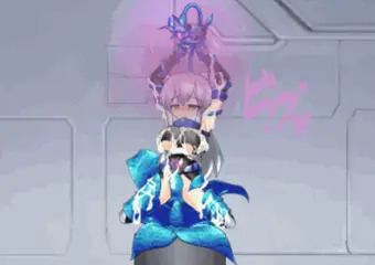 触手に餌やりハスミさん