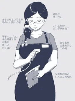 地味巨乳スタッフさん
