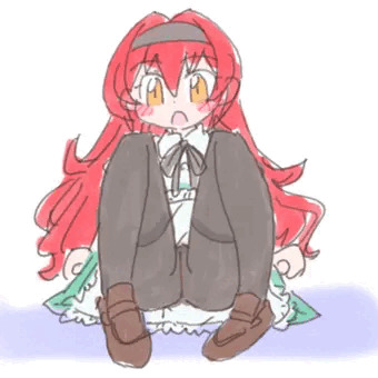 体育座り先輩