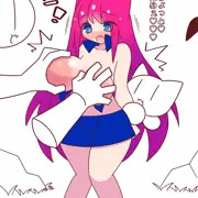 爆乳を鷲掴みされ捕獲されるみるくちゃん
