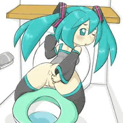 尻見せミクさん