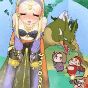ドラゴンにびびってお漏らしするセーニャさん