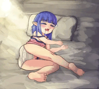 ねてるフィズちゃんに