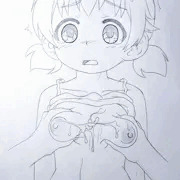 姉妹の中で発育の良いふたばちゃんにマッサージを・・