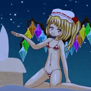 【Skeb】ビキニの日・夏…フランドール・スカーレット