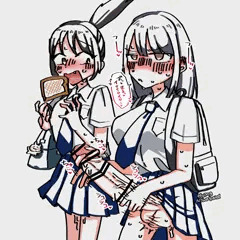 いっけな～い遅刻遅刻～！な女の子とふたなり