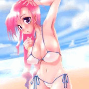 水着さん。