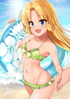 【Skeb】ビキニセイラさんと海デート