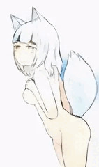 オリジナルケモ耳っ子の自動着色のやつ