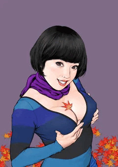 もみじでパイズリする粋なおねーさん