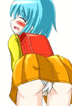 もじもじする小学生を眺める動画
