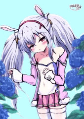 【R18版】ラフィーと紫陽花