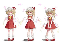 突然生えたふたなりおちんちんがどんどん巨大化していくフランちゃん