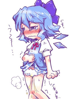お漏らしチルノ