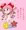 ダイソーの塗り絵の女の子のつもり