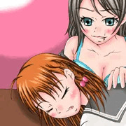 居眠り千歌ちゃんとイタズラ曜ちゃん