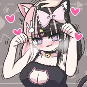 にゃっ……なでるな💢❤️
