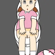 大山版しずかちゃんトイレでうんち