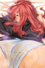看板娘（風呂に入れず13日目）