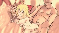輪姦をじさんに捕まってしまった！