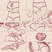 手書きパンツ１６