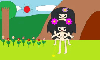 朝の野生のおしっこ