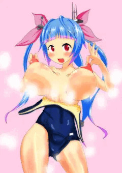 イクちゃんのおっぱいの裏の匂い