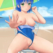 看板娘と海へ行こう～♪