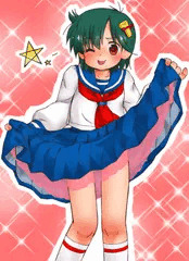 「昭和OVAショート漫画集」表紙用デルパワーX愛美ちゃんカット
