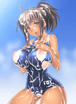 夏だ！スク水だ！ぶっかけまくれっ！