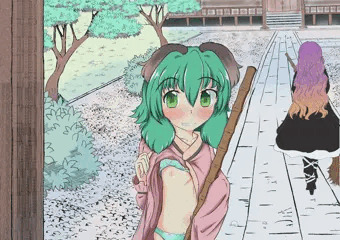 響子ちゃんのおっぱいチャレンジ in朝のお掃除