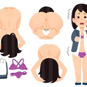 土下座をするＯＬのイラスト