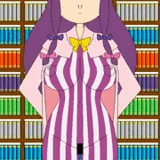 「パチュリーの縦縞はボディペイント」説