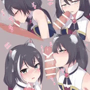 キャルちゃんの舌ざらざらしてて気持ちいね...