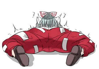 妹紅の尻ﾋﾞｸﾝﾋﾞｸﾝ