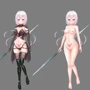 【エロRPG】銀髪に淫紋キャラ!!