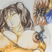 乳首オナホファック