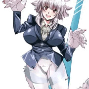 スーツを着てパンツを履かないイエティの女の子